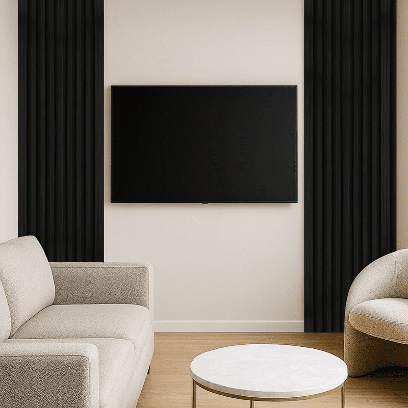 PANEL PVC PERGOLA WT027 NEGRA