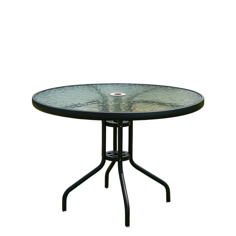 MESA CON AGUJERO 80 CM CIRCULAR PARA EXTERIOR