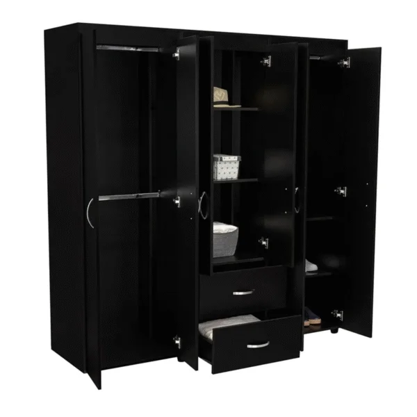 CLOSET MODERNO BARILOCHE WENGUE NEGRO - Image 3