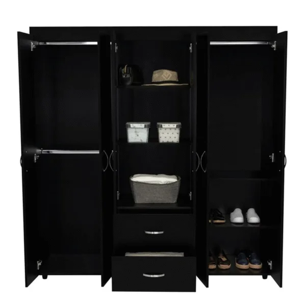 CLOSET MODERNO BARILOCHE WENGUE NEGRO - Image 2